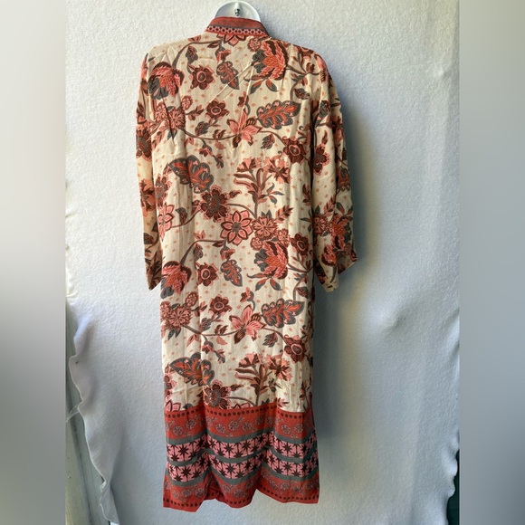 Sundance Marsala Kimono Floral - Picture 4 of 5